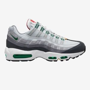 Nike Air Max 95 Size 10 - Pure Platinum - Gorge Green